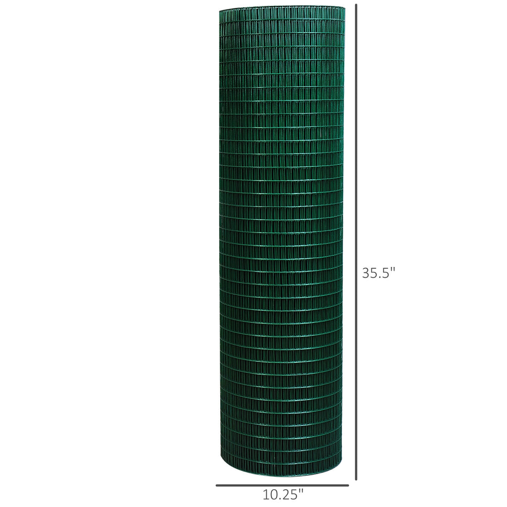 Leoglint 98' L x 35.5" H Hardware Cloth, 1/2 x 1 Inch Wire Mesh Fence Netting Roll for Aviary, Chicken Coop, Rabbit Hutch, Animal, Garden Protection