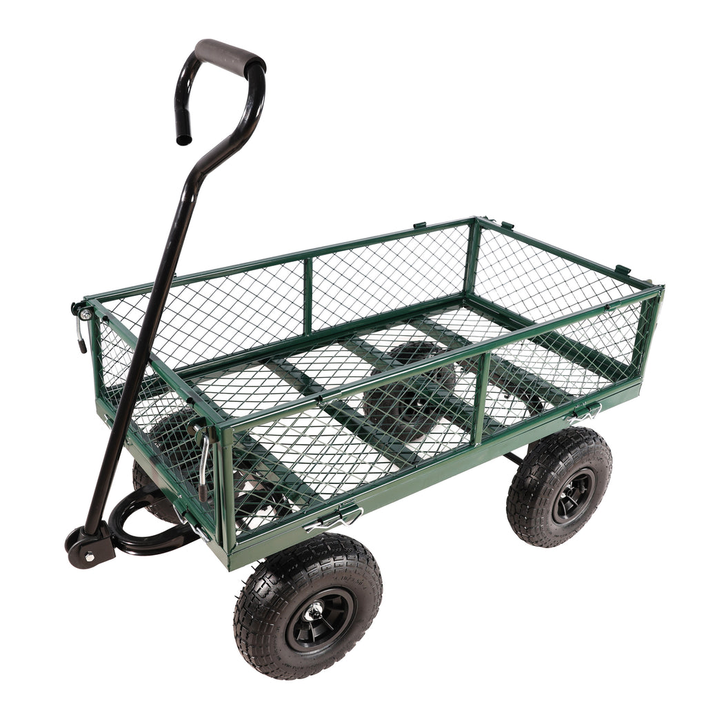 Leoglint Wagon Cart Garden cart trucks make it easier to transport firewood