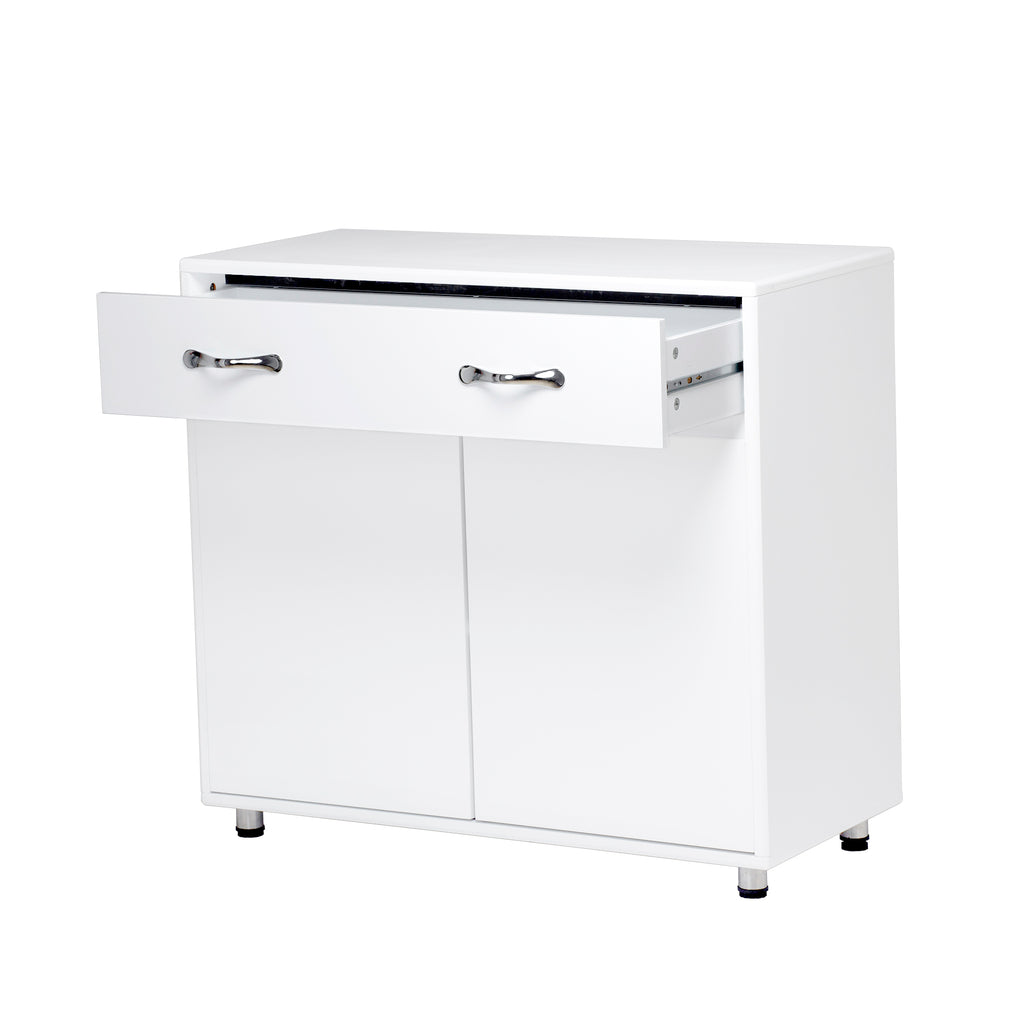 Leoglint Sideboard Two door Side Table-White