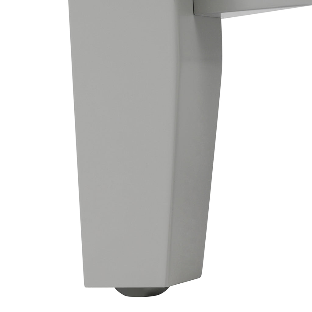 Leoglint 20" Bathroom Vanity with Sink, Bathroom Cabinet with Soft Closing Door, Storage Rack and Open Shelf, Grey