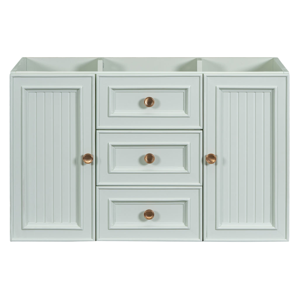 Leoglint 30" Wall Mounted Bathroom Vanity without Sink, Cabinet Base Only, Functional Drawer, Green