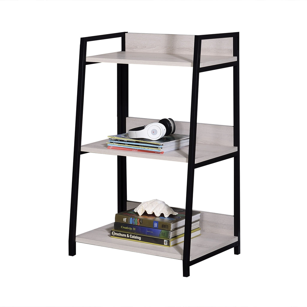 Leoglint ACME Wendral Bookshelf (3-Tier), Natural & Black 92672