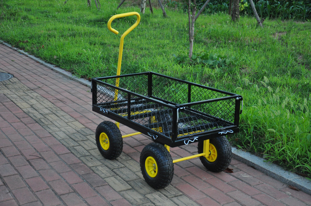 Leoglint Wagon Cart Garden cart trucks make it easier to transport firewood